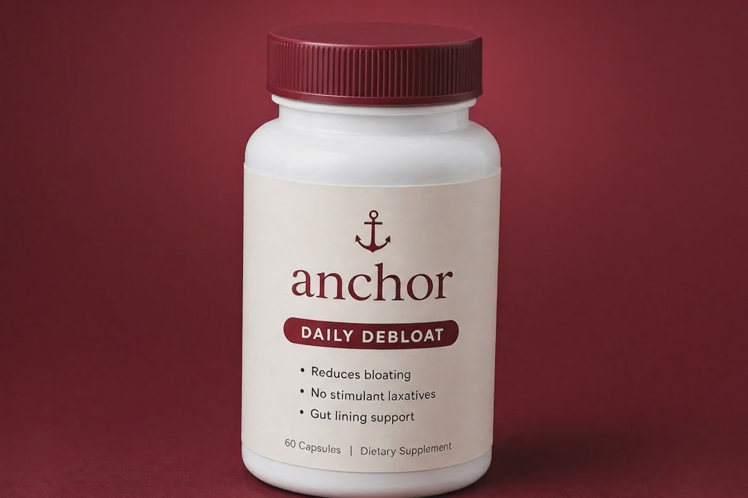 Anchor Daily Debloat bottle floating